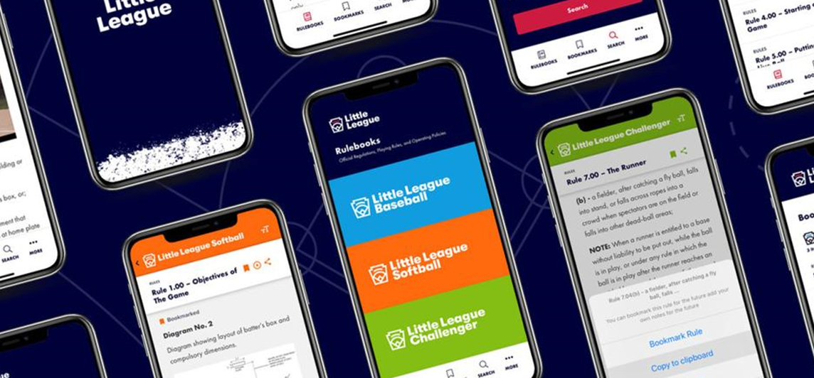 Download the Little League Rulebook App